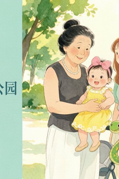 第一次去公园 · 奶奶登场
