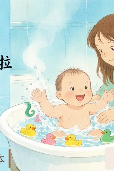 哗啦哗啦,一一洗澡啦