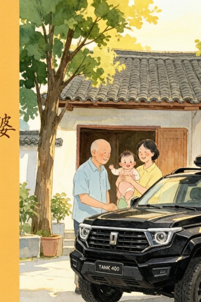 去看外公外婆 · 第一次坐汽车