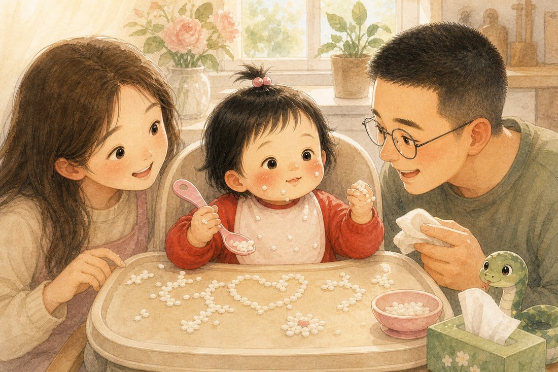 自己吃,一一自己吃饭啦